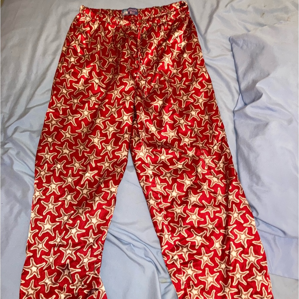Roundy Bay silk unisex pajama/lounge pants medium to large size with drawstring